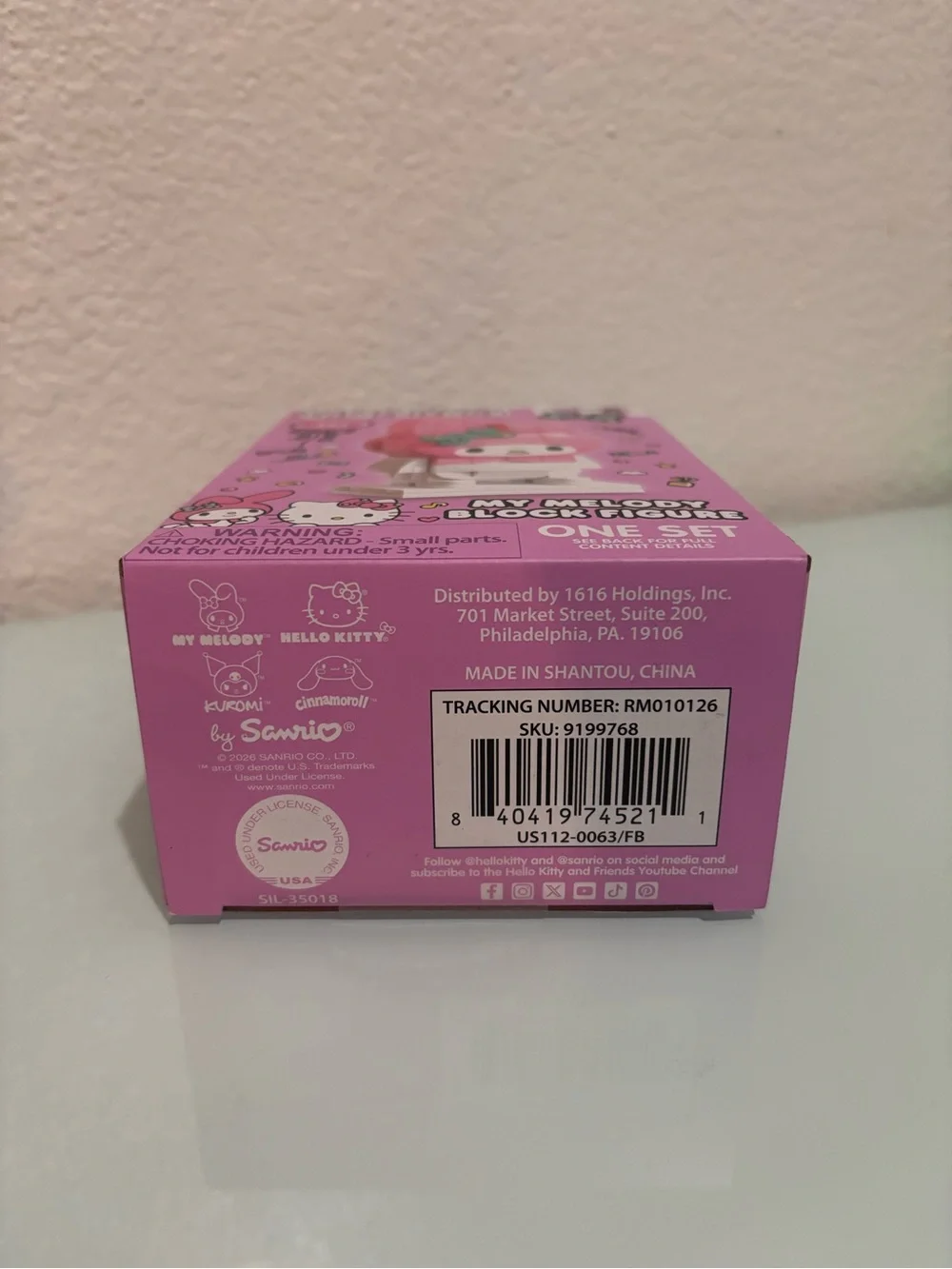 Hello Kitty and Friends My Melody Block Figure Building Set Sanrio NIB